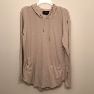 Pacsun Longline Hoodie (Beige) - M